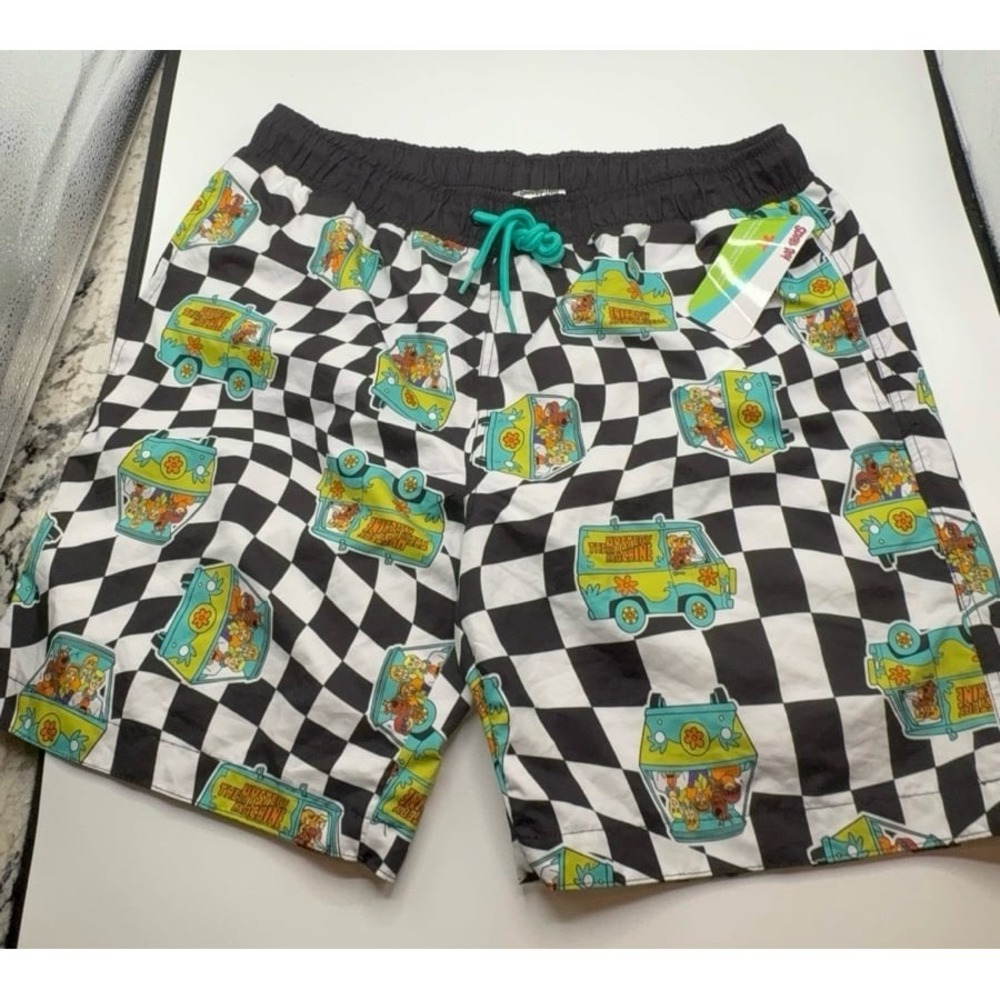 NEW men's size LARGE Scooby Doo swim trunks.